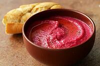 Food. Hummus out of beetroot [IBR124724865]