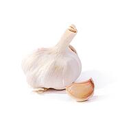 Garlic on a white background [IBR124724868]