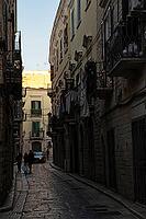 Narrow street in Trani, Puglia, Italy [IBR124748857]