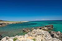 Coastal landscape in Apulia south of Otranto, Italy [IBR124748899]