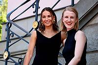 Cosima Henman and Klara Lange arriving at the Staatsoper für Alle - Giuseppe Verdi's opera Nabucco on Bebelplatz in Berlin on 23.5.2026 [IBR113223563]