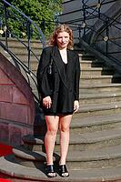 Luisa-Céline Gaffron arriving at the Staatsoper für Alle - Giuseppe Verdi's opera Nabucco on Bebelplatz in Berlin on 23.5.2026 [IBR113223568]
