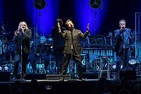 Tobias Künzel, Sebastian Krumbiegel and Henri Schmidt, singers of Die Prinzen live on Symphonica Tour together with the Thüringen Philharmonie Gotha-Eisenach conducted by conductor Christian Dellacher at Berlin's Tempodrom on 23.05.2026 [IBR113223571]