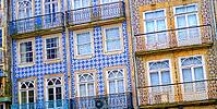 Typical architecture, Old Town, Braga, Portugal [IBR124794779]