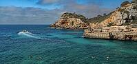 Cala S'Almunia, Santanyí, Mediterranean Sea, Mallorca, Islas Baleares, Spain [IBR124794837]