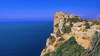 Es Colomer Viewpoint, Formentor Peninsula, Pollensa Bay, Comarca Sierra de Tramuntana, Mediterranean Sea, Mallorca, Islas Baleares, Spain [IBR124794847]