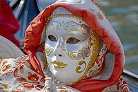 Mysteriously masked woman at carnival in Venice, Italy, Generative AI, AI generated [IBR124891364]