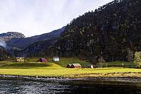 Norway Stamneshella, Mostraumen mountains on the Mostraumenfjord [IBR124897423]