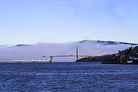 Norway Bergen, Nordhordland Bridge at Mostraumenfjord [IBR124897429]