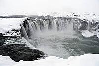 Iceland Akureyri, Godafoss Waterfall in Fosshall [IBR124897483]