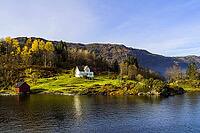 Norway Bergen, Haukoy island on the Mostraumenfjord [IBR124897487]