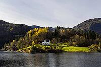 Norway Bergen, Haukoy island on the Mostraumenfjord [IBR124897488]