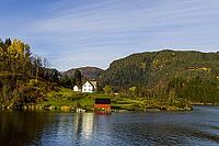 Norway Bergen, Haukoy island on the Mostraumenfjord [IBR124897492]