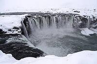 Iceland Akureyri, Godafoss Waterfall in Fosshall [IBR124897493]