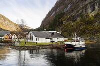 Norway Modalen, harbour pier [IBR124897500]