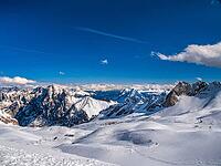 View of the Alps from Zugspitze, Germany's highest mountain [IBR124898938]