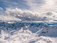 View of the Alps from Zugspitze, Germany's highest mountain [IBR124898940]