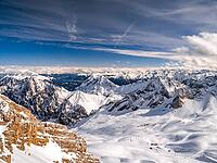 View of the Alps from Zugspitze, Germany's highest mountain [IBR124898944]