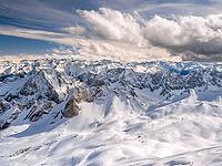 View of the Alps from Zugspitze, Germany's highest mountain [IBR124898945]