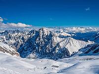 View of the Alps from Zugspitze, Germany's highest mountain [IBR124898963]
