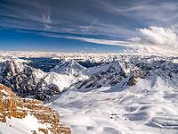 View of the Alps from Zugspitze, Germany's highest mountain [IBR124898964]