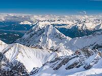 View of the Alps from Zugspitze, Germany's highest mountain [IBR124898967]