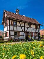 Schwäbisches Bauernhofmuseum Illerbeuren, Upper Swabia, Allgäu, Bavaria, Germany [IBR124898981]