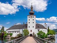 Schloss Orth im Lake Traun, Gmunden, Salzkammergut, Upper Austria, Austria [IBR124898985]
