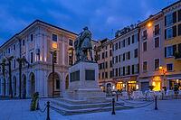 Piazza della Vittoria in Salo on Lake Garda, Lake Garda, Lombardy, Italy [IBR124898990]