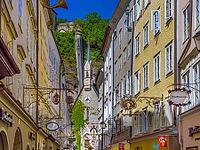 Getreidegasse, Old Town, Salzburg, Salzburg state, Austria [IBR124898992]