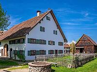 Schwäbisches Bauernhofmuseum Illerbeuren, Upper Swabia, Allgäu, Bavaria, Germany [IBR124898994]