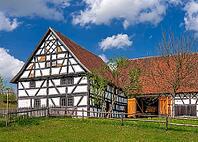 Schwäbisches Bauernhofmuseum Illerbeuren, Upper Swabia, Allgäu, Bavaria, Germany [IBR124899004]