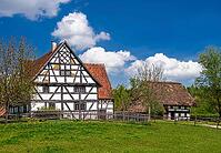 Schwäbisches Bauernhofmuseum Illerbeuren, Upper Swabia, Allgäu, Bavaria, Germany [IBR124899006]