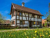 Schwäbisches Bauernhofmuseum Illerbeuren, Upper Swabia, Allgäu, Bavaria, Germany [IBR124899009]