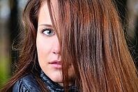 Close up portrait of a beautiful young woman [IBR124906340]