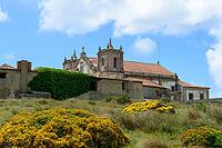 View of an old building on the Atlantic coast under a slightly cloudy sky, near Setubal in spring 2019 [IBR124915266]