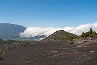 Mountain range with cloud-shrouded peaks [IBR124915303]