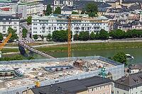 Construction site for the renovation of a building with a roof in the city center, Salzburg, Salzburger Land, Austria [IBR124920243]