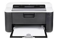 Compact laser home printer isolated on white background [IBR124944115]