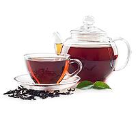 Tea in cup isolated on white background [IBR124991087]