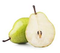Ripe pears isolated on white background [IBR124991090]