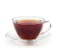 Tea in cup isolated on white background [IBR124991099]