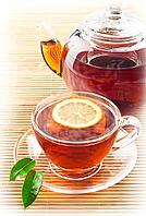 Hot black tea with lemon and Kettle [IBR124991104]