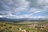 Landscape. Beautiful Crimean mountains and vineyards for your design [IBR124991117]