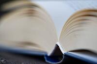 Open book, Kempen, Viersen District, North Rhine-Westphalia, Germany [IBR125007574]