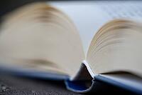 Open book, Kempen, Viersen District, North Rhine-Westphalia, Germany [IBR125007575]