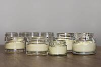 Homemade cream in small jars, Kempen, Viersen District, North Rhine-Westphalia, Germany [IBR125007597]