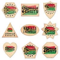 Vanuatu Luganville Postage Stamp Collection [IBR125012247]