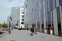 Modern building complex by architect Daniel Libeskind, Köbogen, Düsseldorf, North Rhine-Westphalia, Germany [IBR125012284]