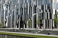 Modern building complex by architect Daniel Libeskind, Köbogen, Düsseldorf, North Rhine-Westphalia, Germany [IBR125012286]